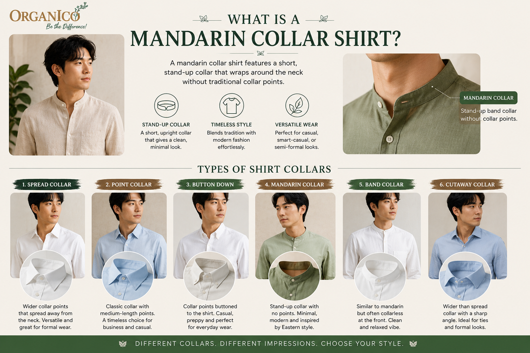 What Is a Mandarin Collar Shirt