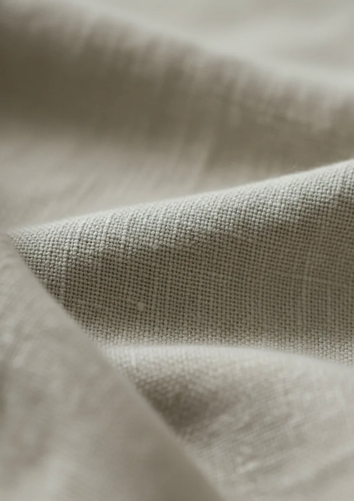 Trevor Ecru Linen Shirt – Half Sleeve & Mandarin Collar (Copy)