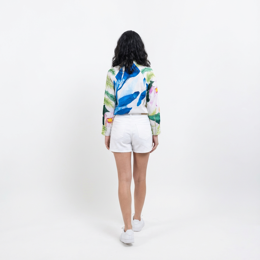 Tropical Summer Cotton Shirt