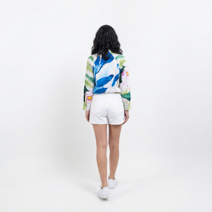 Tropical Summer Cotton Shirt