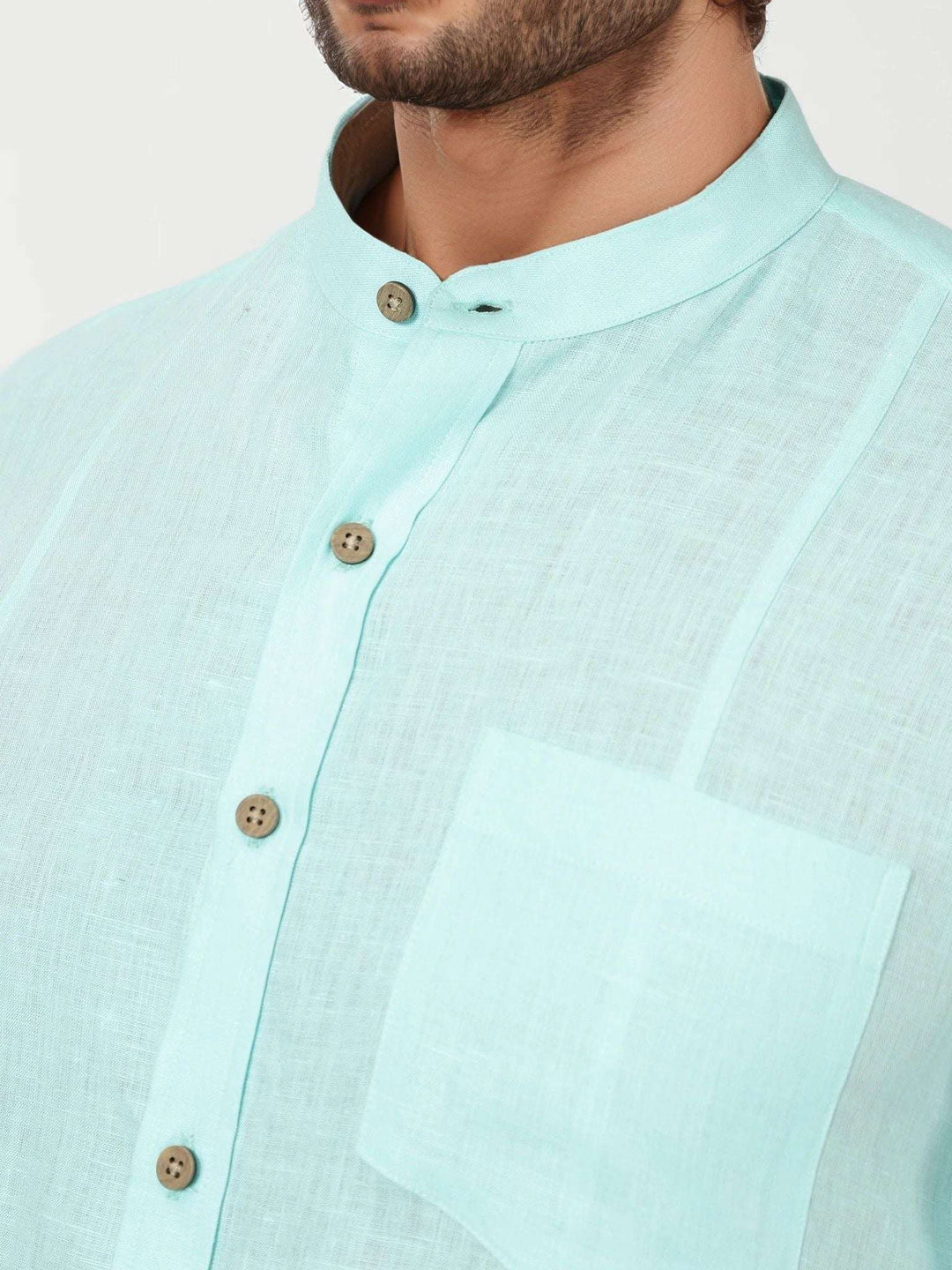cyan dress shirt Inglocry Slim Fit Mens Dress Shirts for Men Button Down Long Sleeve Dress Shirts Wrinkle Free Formal Stain Proof Cyan L, Men's, Size: Large